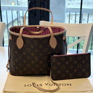 Louis Vuitton Neverfull PM Monogram Canvas - 100% AUTHENTIC, PRISTINE CONDI…